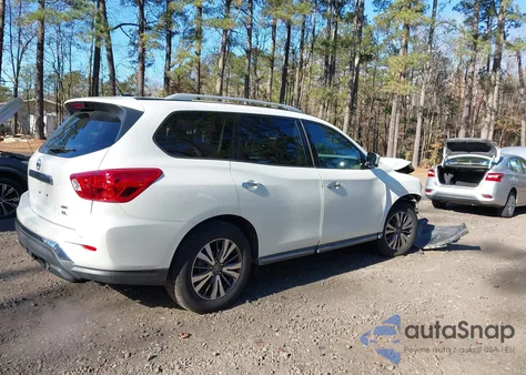 2017 Nissan Pathfinder Sl из США, поврежденный, VIN 5N1DR2MM3HC902020